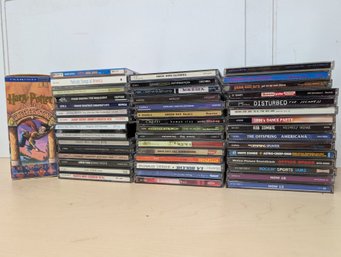 Lot Of About 45 Music CDs & Audiobook Including Sinatra, Metallica, Offspring & More