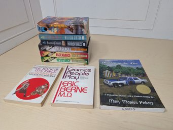 9 Book Lot: Sci-Fi, Fantasy, Psychology, And Mystery