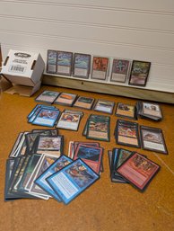 Box Of Assorted Magic The Gathering Cards With Snow-Covered And Urza Lands