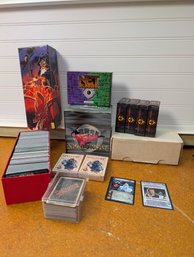 Massive Lot Of Vintage CCGs: Shadowfist, Spellfire, Netrunner, Middle Earth, More