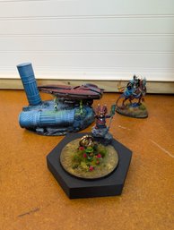 Lot Of 3 Award-Winning Miniature Dioramas With Detailed Painting And Scenic Bases