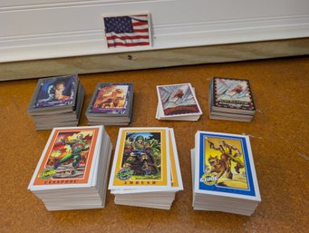 Lot Of Trading Cards Featuring Terminator 2, The Rocketeer, And G.I. Joe Heroes
