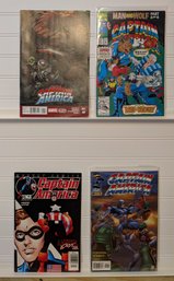 Captain America Comic Lot Marvel Issues 48, 9, 407, All-New #4 Superhero