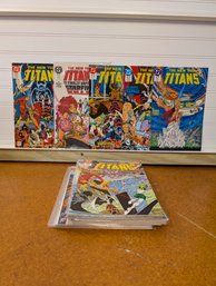 Teen Titans Comic Lot DC 20 Issues New Teen Titans & Annuals Wolfman Prez