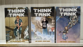 Think Tank Vol 1 - 3 TPB Set (2012 - 2014) By Hawkins & Ekedal  Top Cow Sci-Fi Thriller