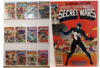 Marvel Super Heroes Secret Wars 1 - 12 Complete Series! Spider-Man Black Suit