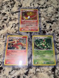 3 Pokemon Vintage Holo Cards