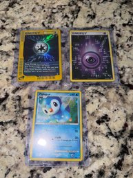 3 Pokemon Holo Cards Older