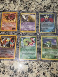 Lot Of 6 Older Pokemon Cards