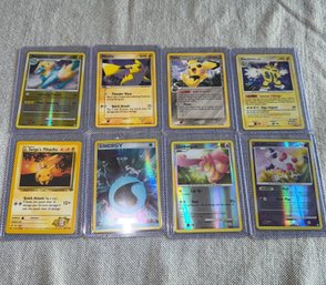 Lot Of 8 Pokemon Cards