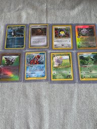Lot Of 8 Pokemon Cards 2000-2007