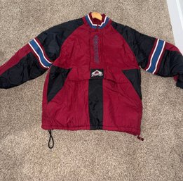 Vtg  Colorado Avalanche Starter Puffer Jacket