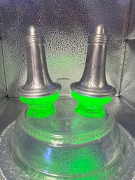 Uranium Glass Salt & Pepper