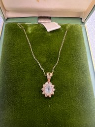 Vintage 10kt W Pendant