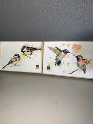 DEMDACO Big Sky Carver The Lovebirds Hummingbirds Wall Art