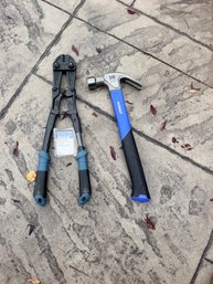 Brand New Kobalt Hammer And Anvil Bolt Cutters