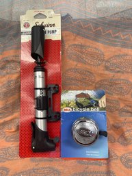 Bike Lot Tire Pump And Bell