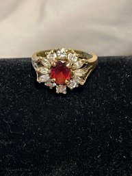 Beautiful Sterling 925 Stamped Ring  Size 8