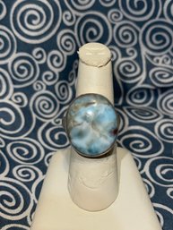 Vtg Stunning Larimer Ring And Sterling