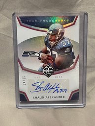 Shaun Alexander Autograph Card