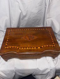 Sweet Wooden Box For Jewelry Vintage