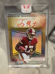 2019 Illusions Terry Mclaurin Autograph Card