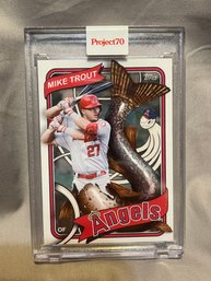 2021 Topps Mike Trout Project 70 Encased Card