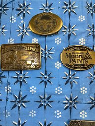 Lot Of 3 Vintage Belt Buckles