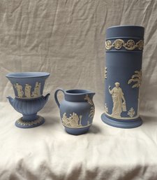 Pale Blue Jasper Ware Set
