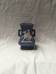 Powder Blue Ceramic Vessel