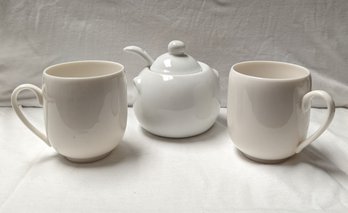 White Ceramic Tea Set