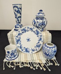 Ceramic Vase Set With Plate