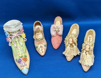 Set Of 5 Miniature Shoe Trinkets