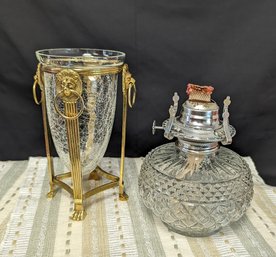 Candle Holder And Glass Oil Lamplight