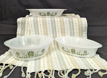3 Piece Glassbake Dish Set