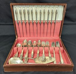 Rogers Bros Silver Plated Flatware Set