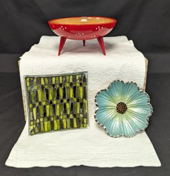 Set Of 3 Misc Trinket Dishes