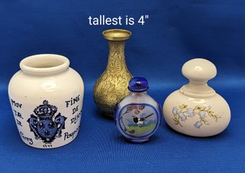 Set Of 4 Miscellaneous Vessels