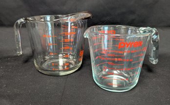 Two Glass Measuring Cups