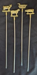 Golden Animal Skewers