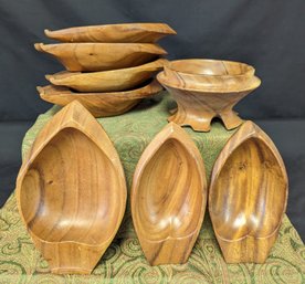 Unique Wooden Bowl Set