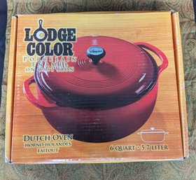 Lodge Color Dutch Oven New In Box