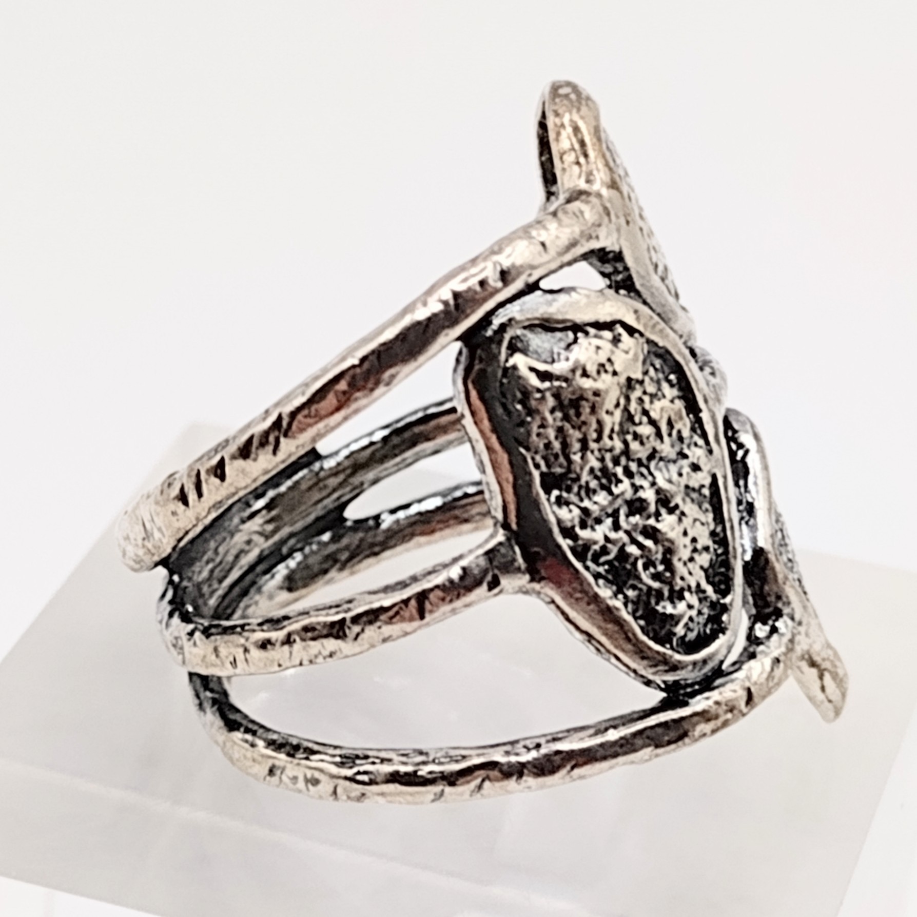 PZ Sterling Silver 3-band Ring SZ 7 6.3G #140964 | Auctionninja.com