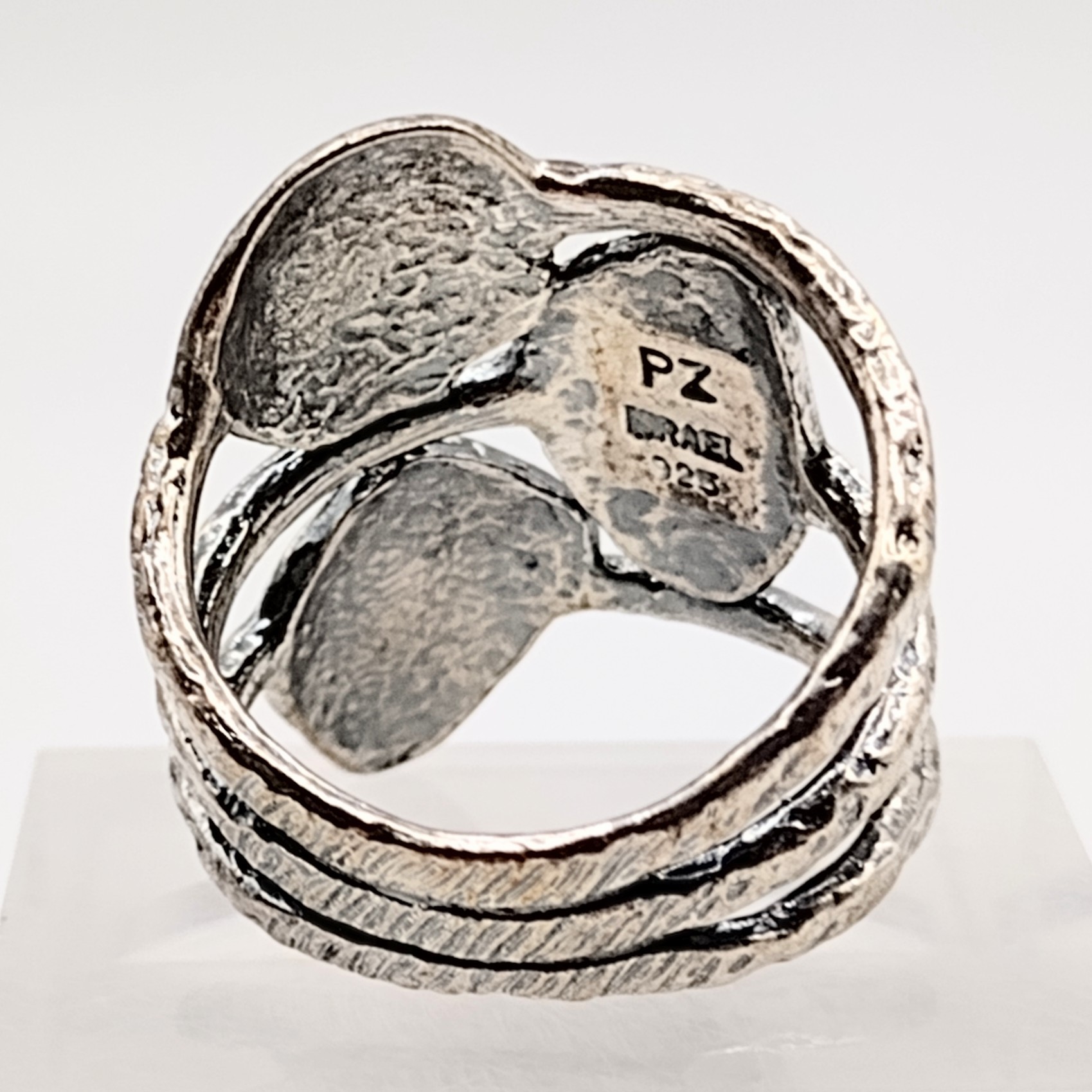 PZ Sterling Silver 3-band Ring SZ 7 6.3G #140964 | Auctionninja.com