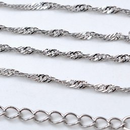 Sterling Twisted Curb Chain Necklace