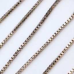 Sterling Box Chain Necklace