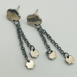 ILARIA Sterling Dangle Flower Earrings 7.1g