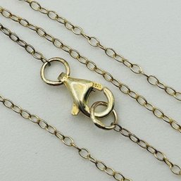 Sterling Cable Chain Necklace 1.2g