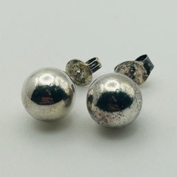 Sterling Bead Earrings 1.6g