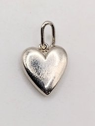 M Sterling Silver Heart Charm 3.5G